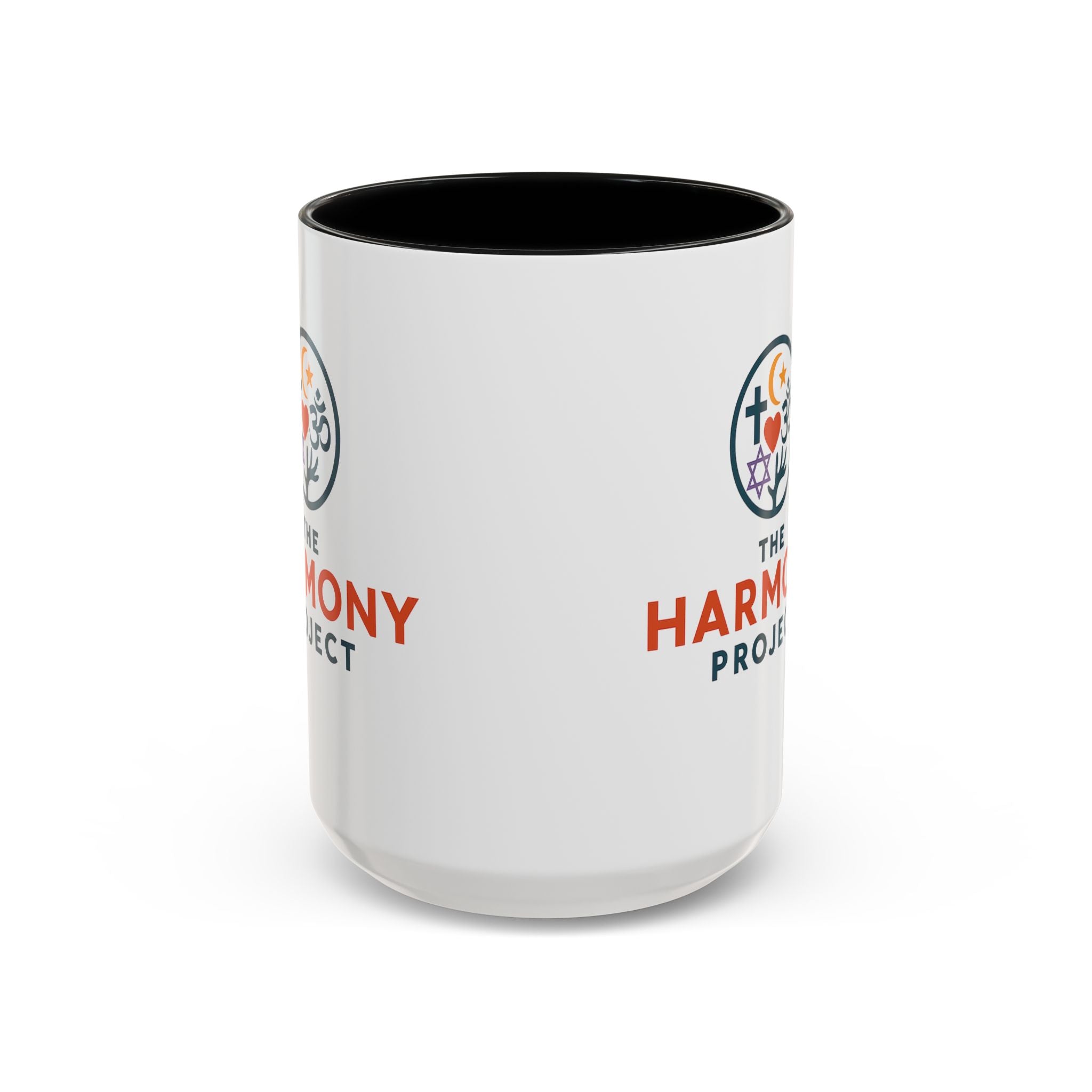 Harmony Project Accent Coffee Mug - Inspirational Gift for Spirituality Lovers, Perfect for Holidays, Ceremonies, or Daily Coffee