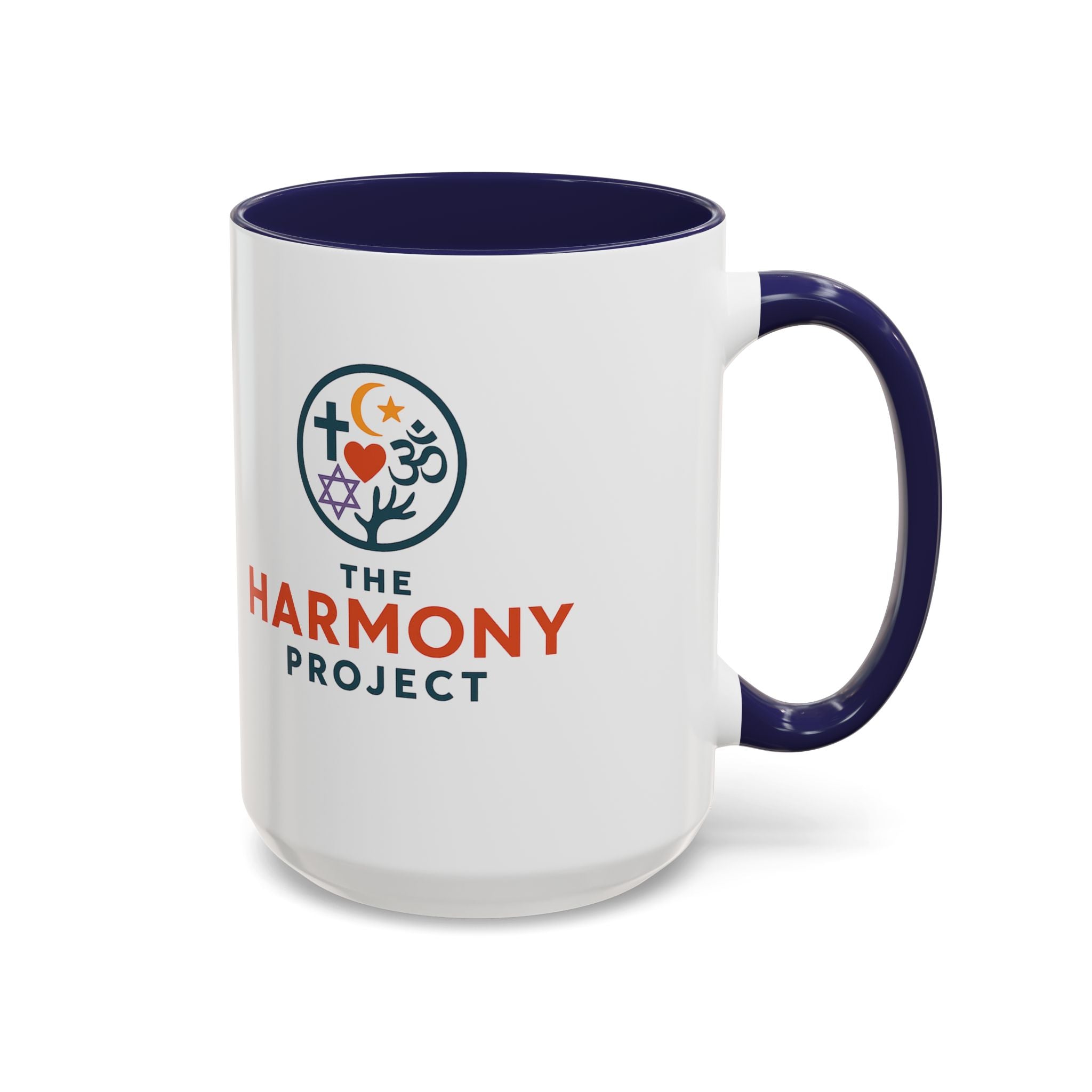Harmony Project Accent Coffee Mug - Inspirational Gift for Spirituality Lovers, Perfect for Holidays, Ceremonies, or Daily Coffee