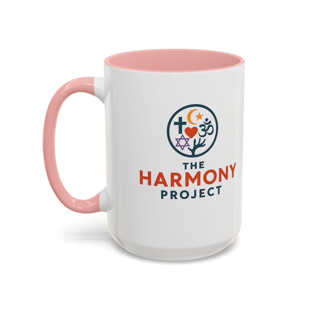 Harmony Project Accent Coffee Mug - Inspirational Gift for Spirituality Lovers, Perfect for Holidays, Ceremonies, or Daily Coffee