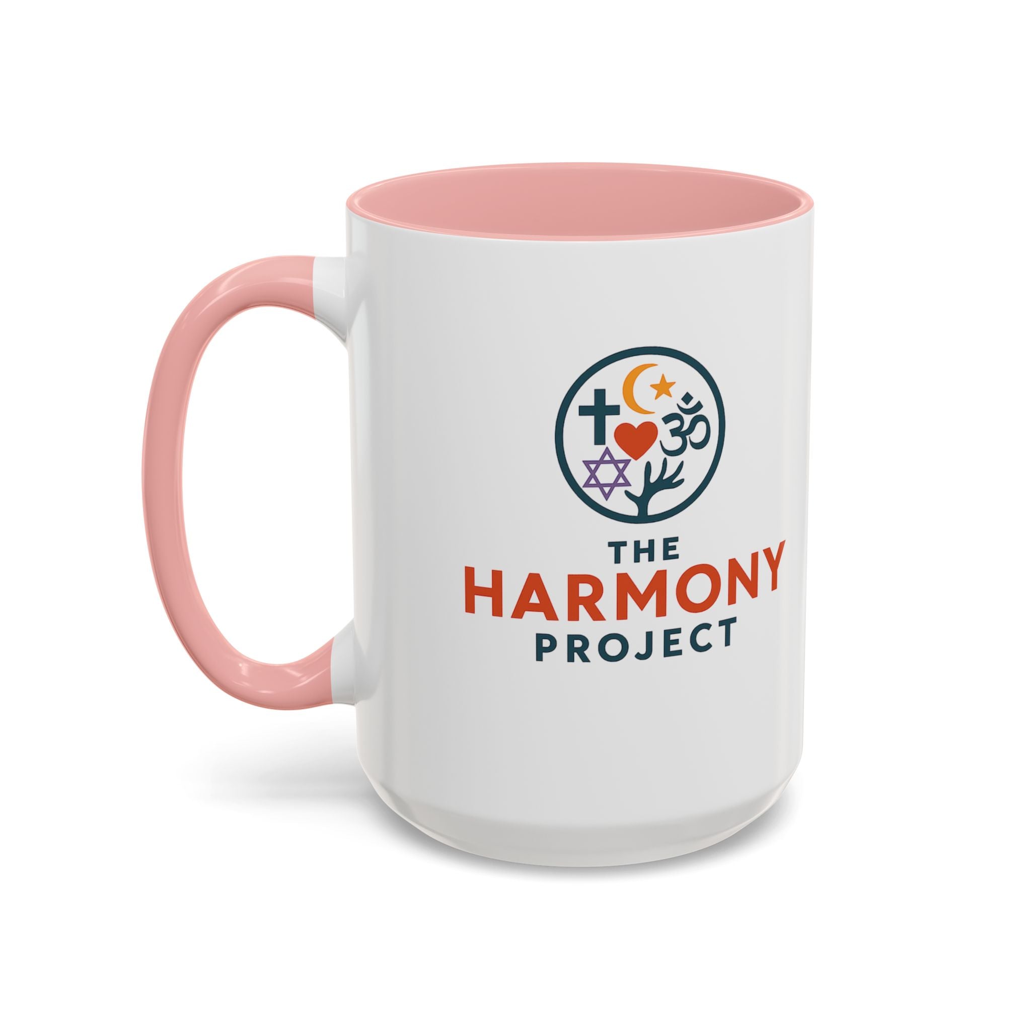 Harmony Project Accent Coffee Mug - Inspirational Gift for Spirituality Lovers, Perfect for Holidays, Ceremonies, or Daily Coffee
