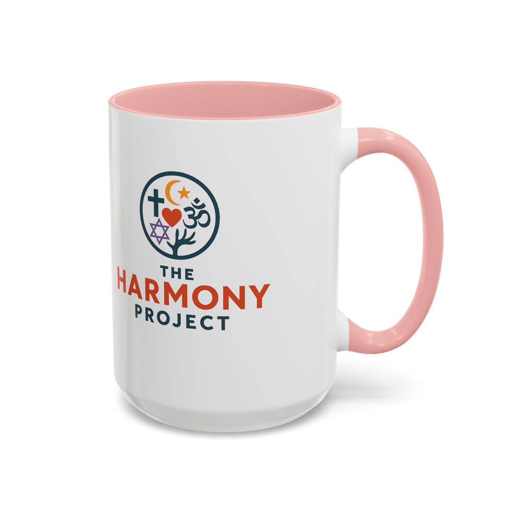 Harmony Project Accent Coffee Mug - Inspirational Gift for Spirituality Lovers, Perfect for Holidays, Ceremonies, or Daily Coffee