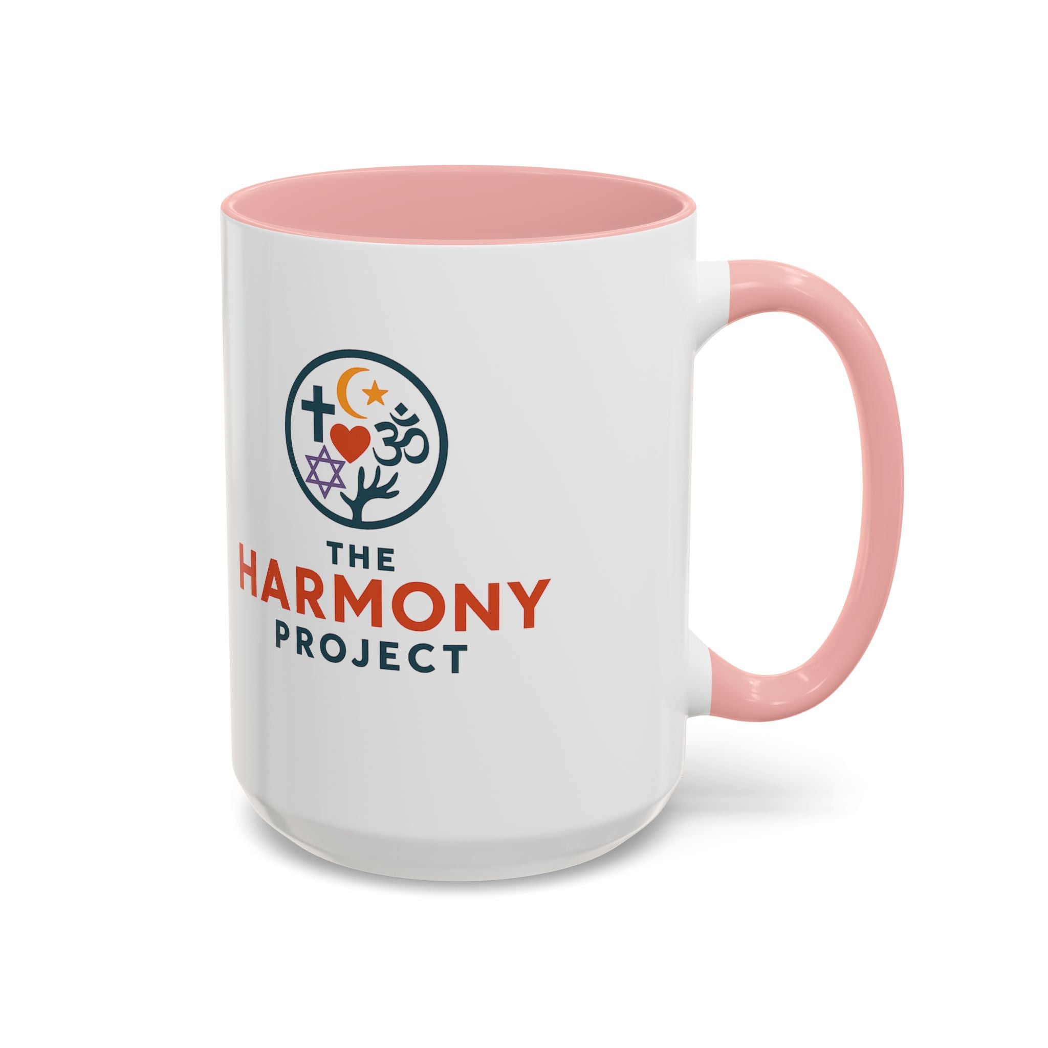 Harmony Project Accent Coffee Mug - Inspirational Gift for Spirituality Lovers, Perfect for Holidays, Ceremonies, or Daily Coffee