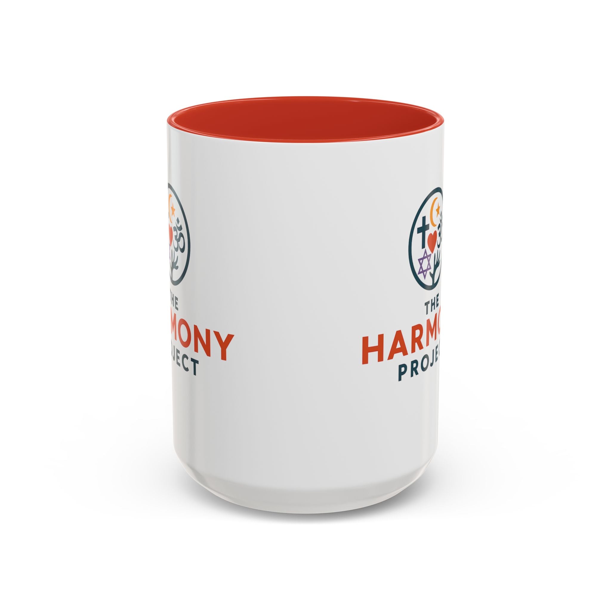 Harmony Project Accent Coffee Mug - Inspirational Gift for Spirituality Lovers, Perfect for Holidays, Ceremonies, or Daily Coffee