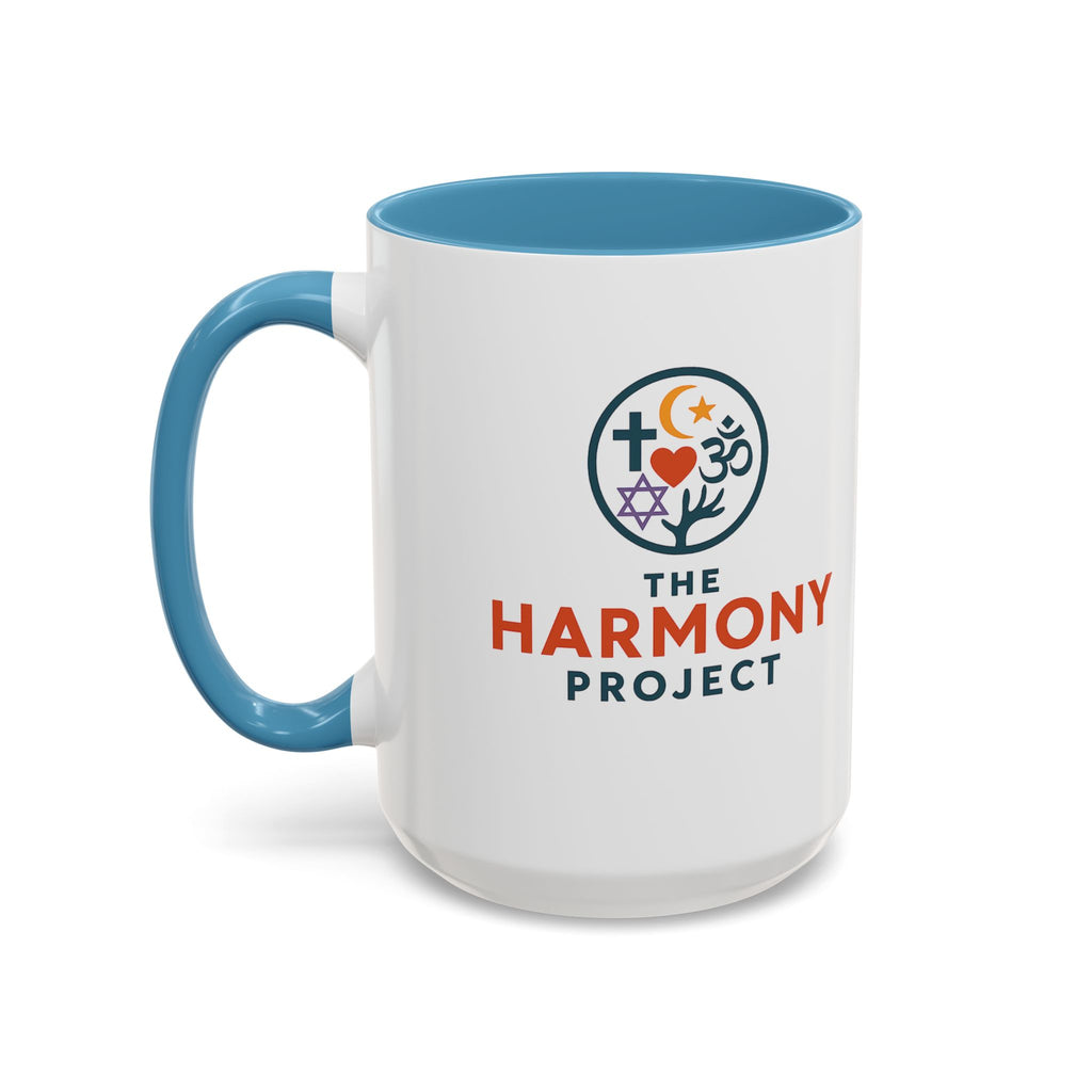 Harmony Project Accent Coffee Mug - Inspirational Gift for Spirituality Lovers, Perfect for Holidays, Ceremonies, or Daily Coffee