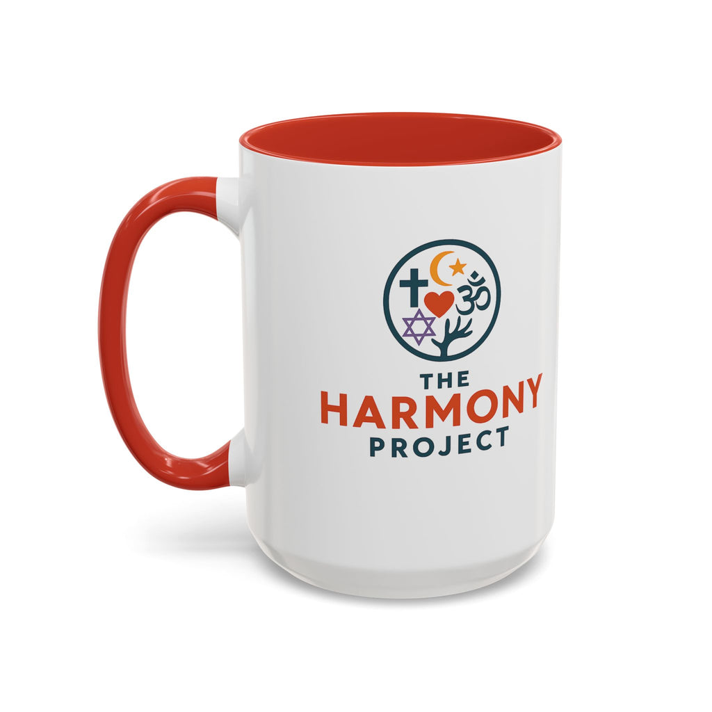Harmony Project Accent Coffee Mug - Inspirational Gift for Spirituality Lovers, Perfect for Holidays, Ceremonies, or Daily Coffee