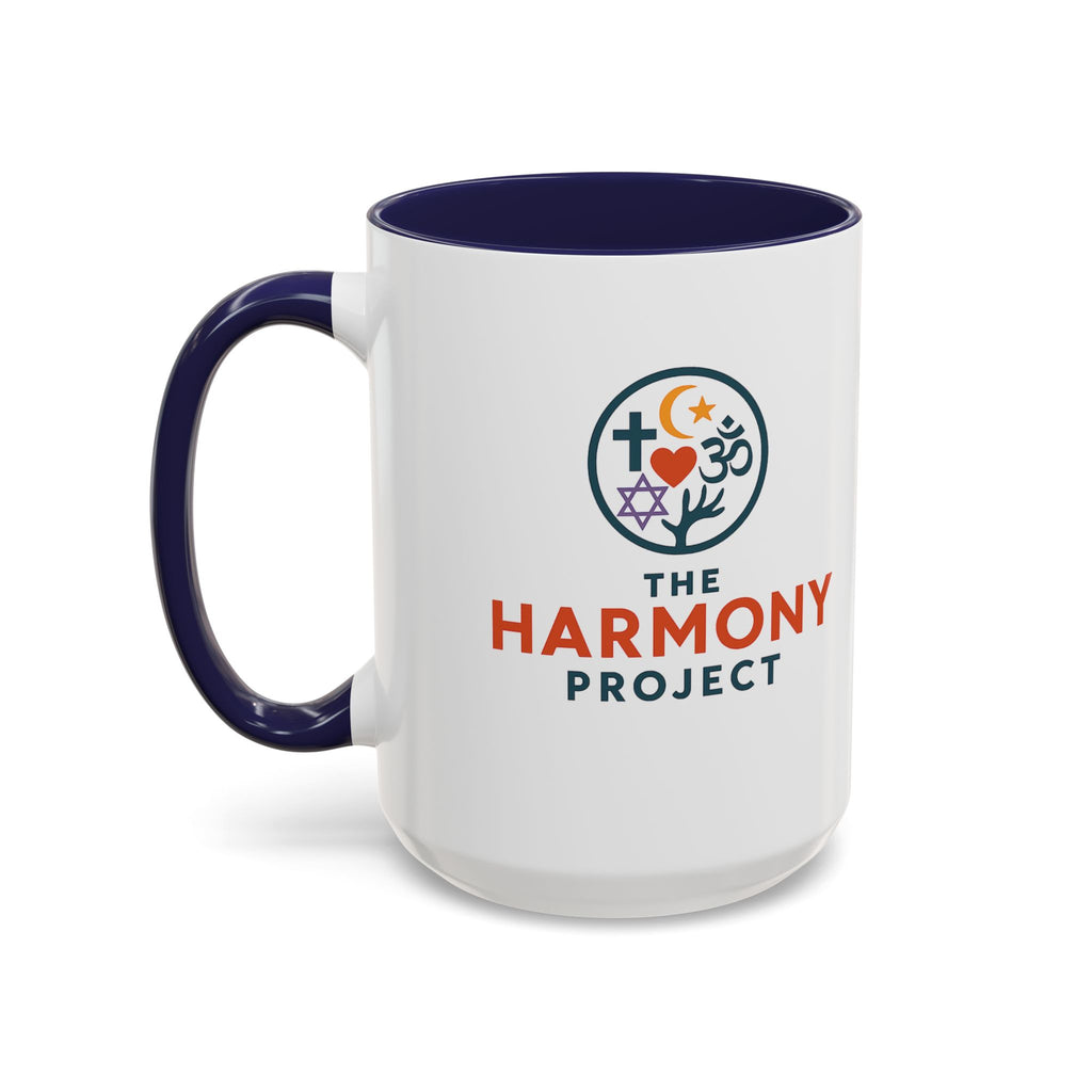 Harmony Project Accent Coffee Mug - Inspirational Gift for Spirituality Lovers, Perfect for Holidays, Ceremonies, or Daily Coffee