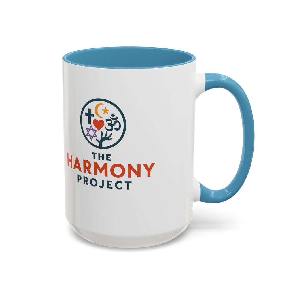 Harmony Project Accent Coffee Mug - Inspirational Gift for Spirituality Lovers, Perfect for Holidays, Ceremonies, or Daily Coffee